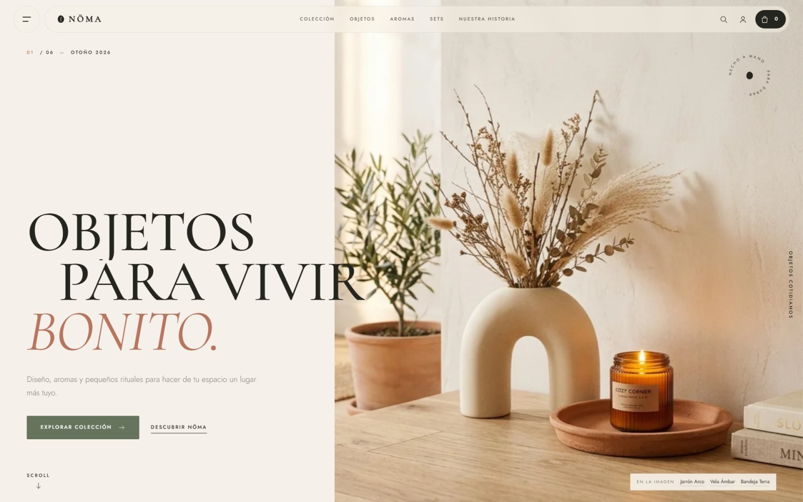 NÖMA · Custom website